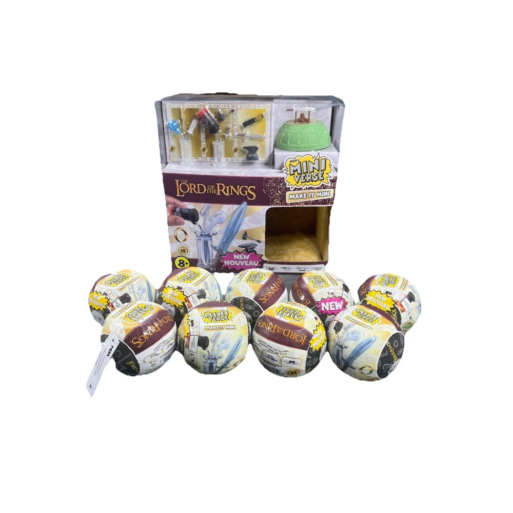 Lord‎ of the Rings Miniverse MGA Make it Mini Display Box 9 Unopened Orbs NEW